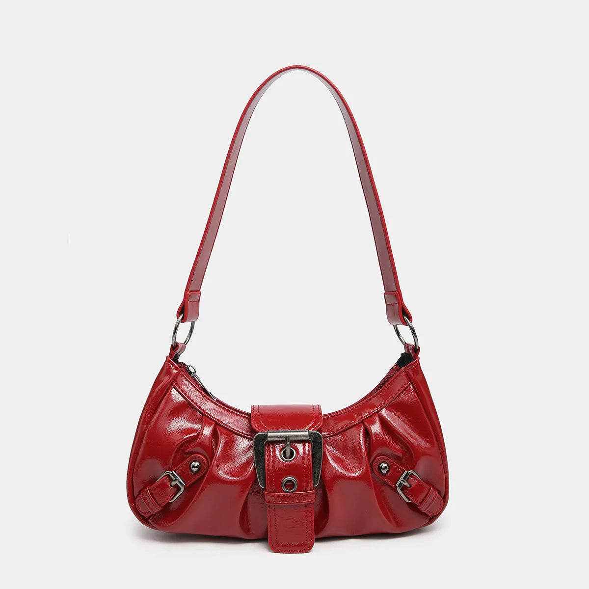Rivet Saddle Shoulder Bag