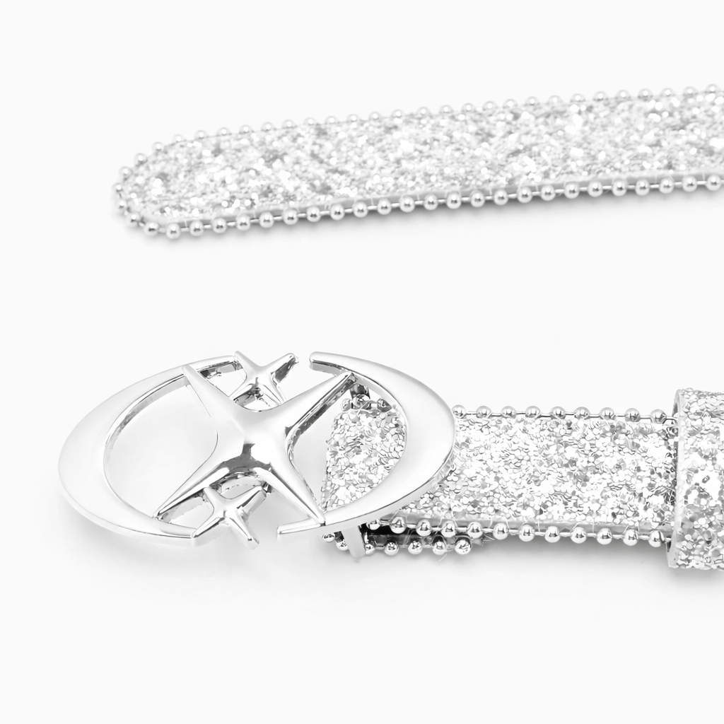 Sequin Western Belt