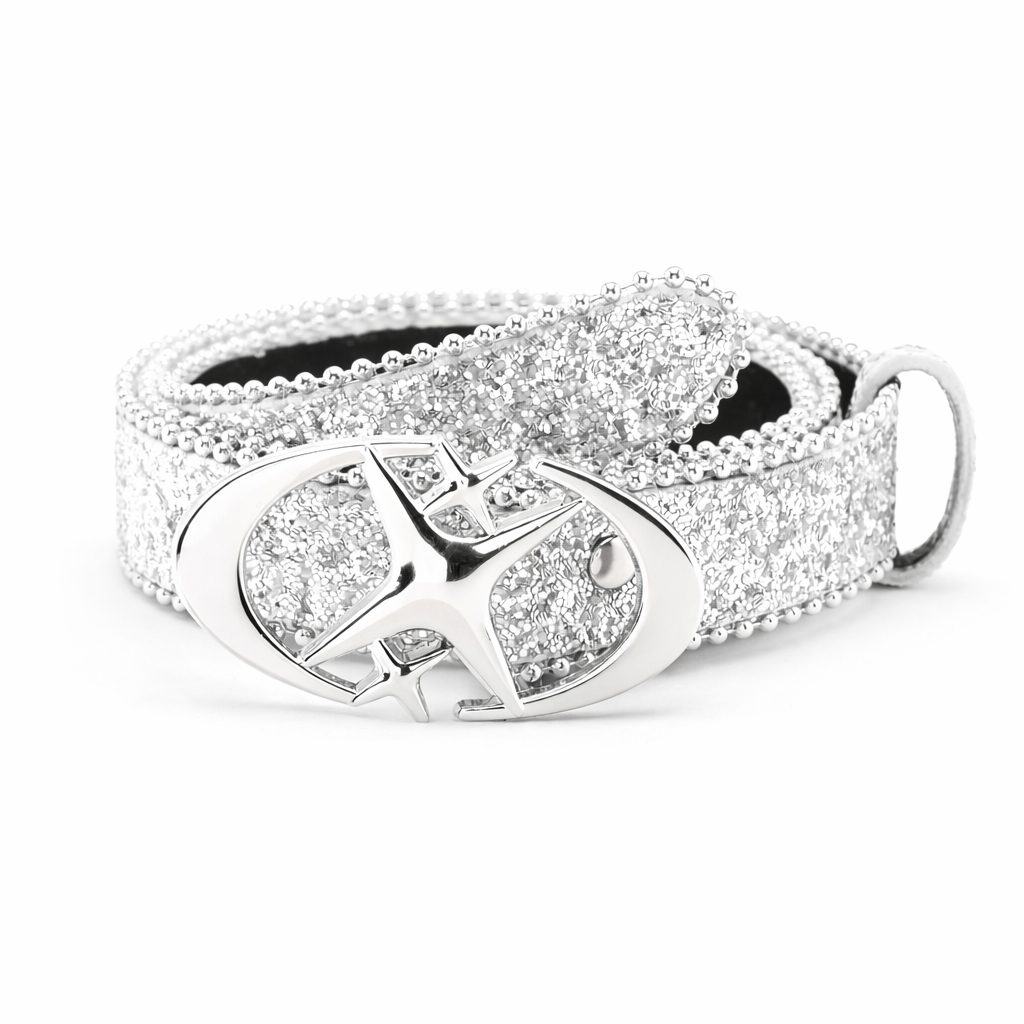 Sequin Western Belt