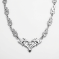 Flame/Wire Heart Choker