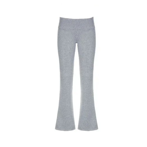 Casual Low-Rise Flare Pants