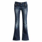 Grunge Vintage Low Waisted Denim Jeans