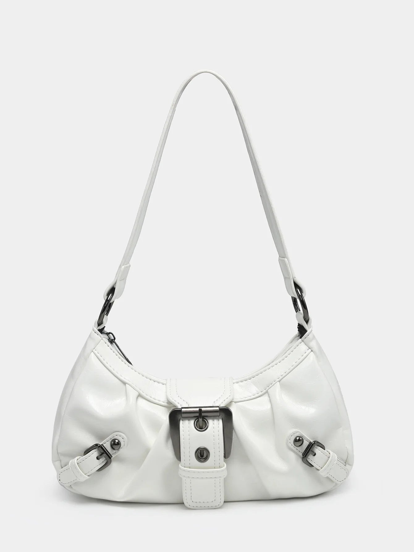Rivet Saddle Shoulder Bag