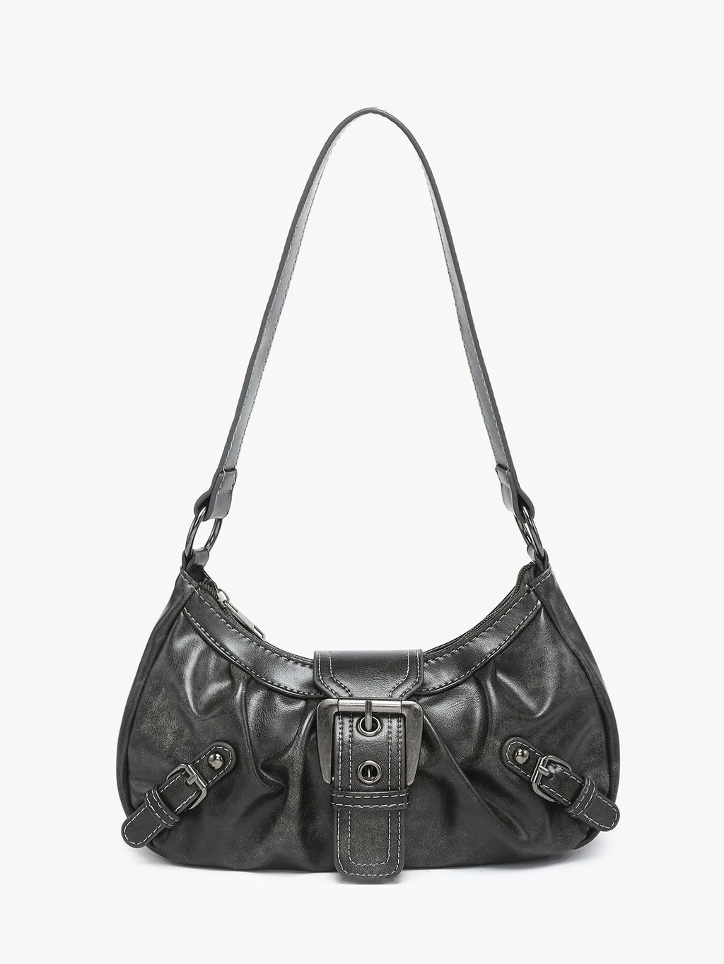 Rivet Saddle Shoulder Bag