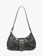 Rivet Saddle Shoulder Bag
