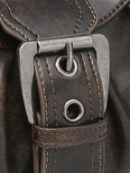 Rivet Saddle Shoulder Bag