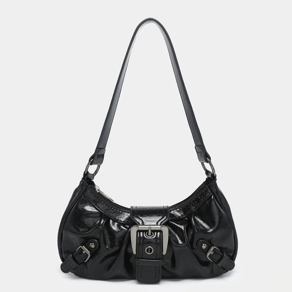Rivet Saddle Shoulder Bag
