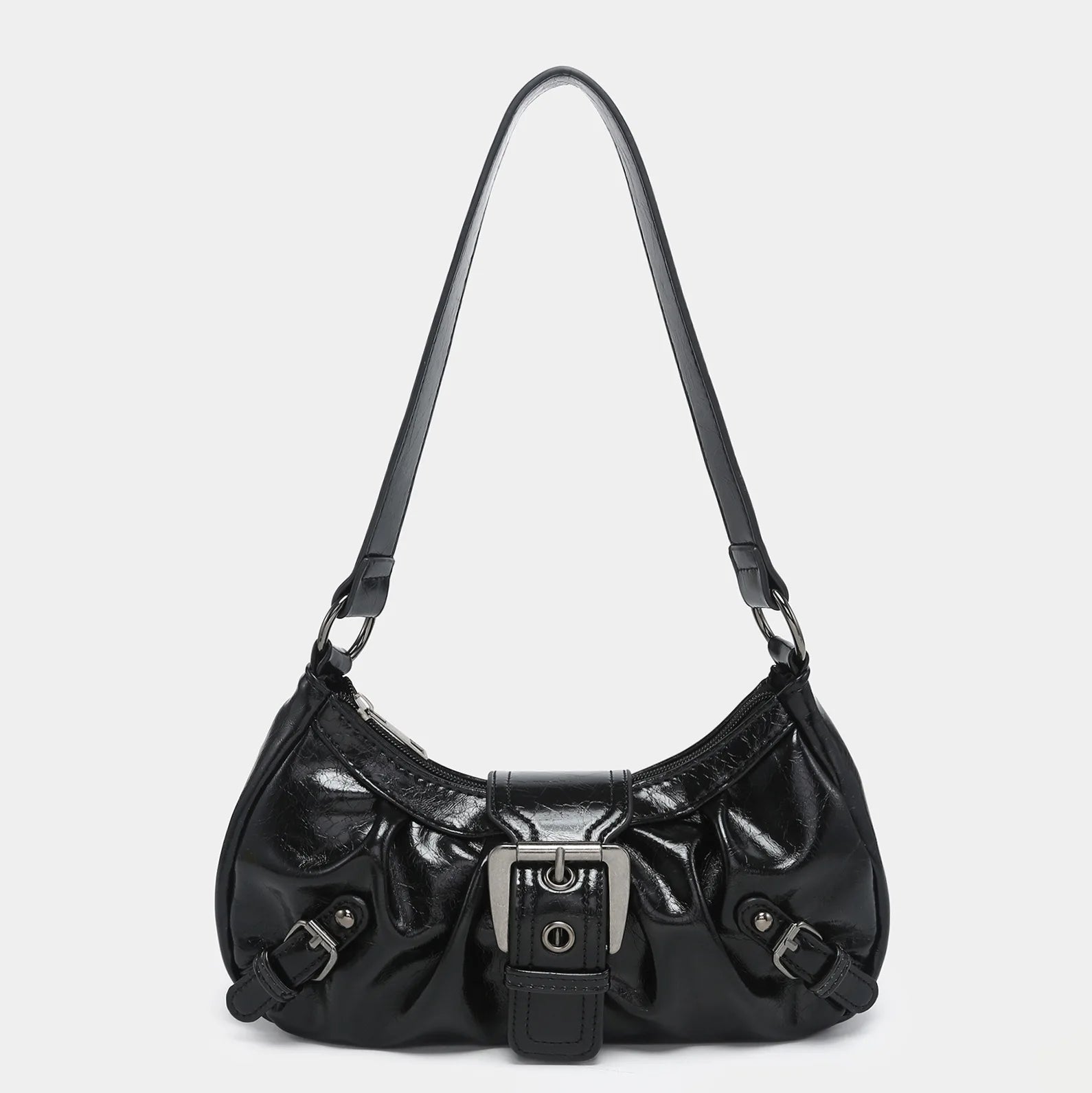 Rivet Saddle Shoulder Bag
